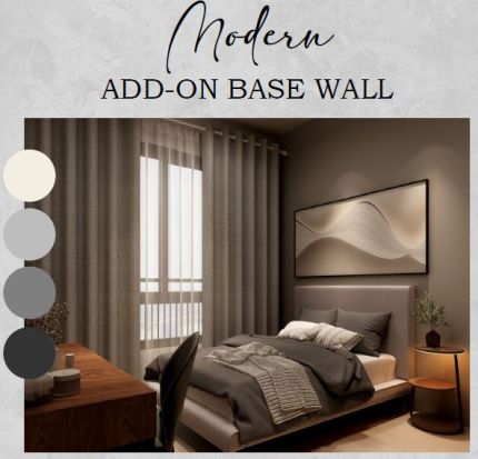 ADD-ON BUNDLE BASE WALL (MODERN)